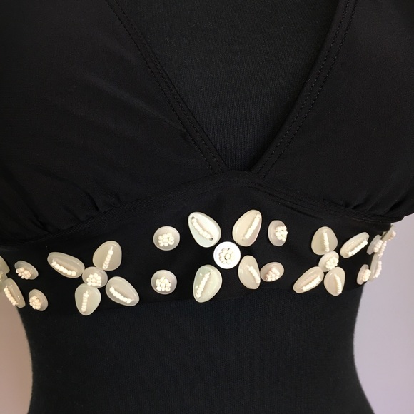 NWOT La Blanca Bikini Top with Shell Accents, 10 - Picture 6 of 8